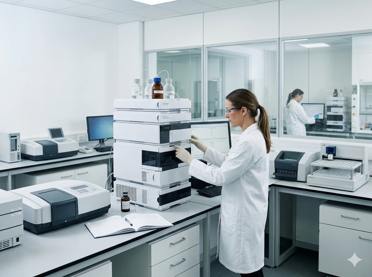 Laboratory operations environment with regulated equipment and calibration context